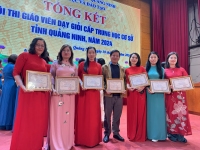 LỄ TỔNG KẾT HỘI THI GVG CẤP THCS TỈNH QUẢNG NINH