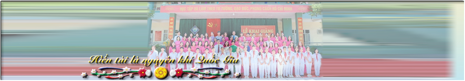 TRƯỜNG THCS BÃI CHÁY