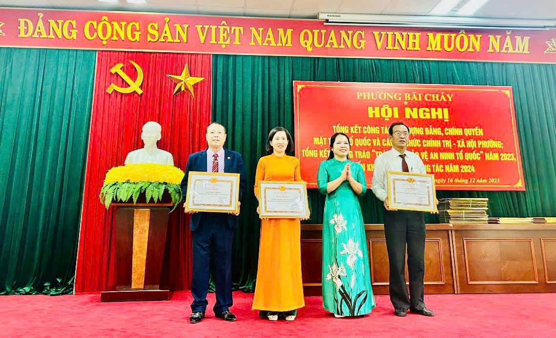 HỘI NGHỊ TỔNG KẾT CÔNG TÁC NĂM 2023 PHƯỜNG BÃI CHÁY